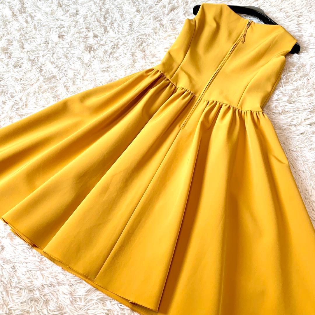 極美品✨希少カラー フォクシー タイムレス ドレス ワンピース フレア ギャザ