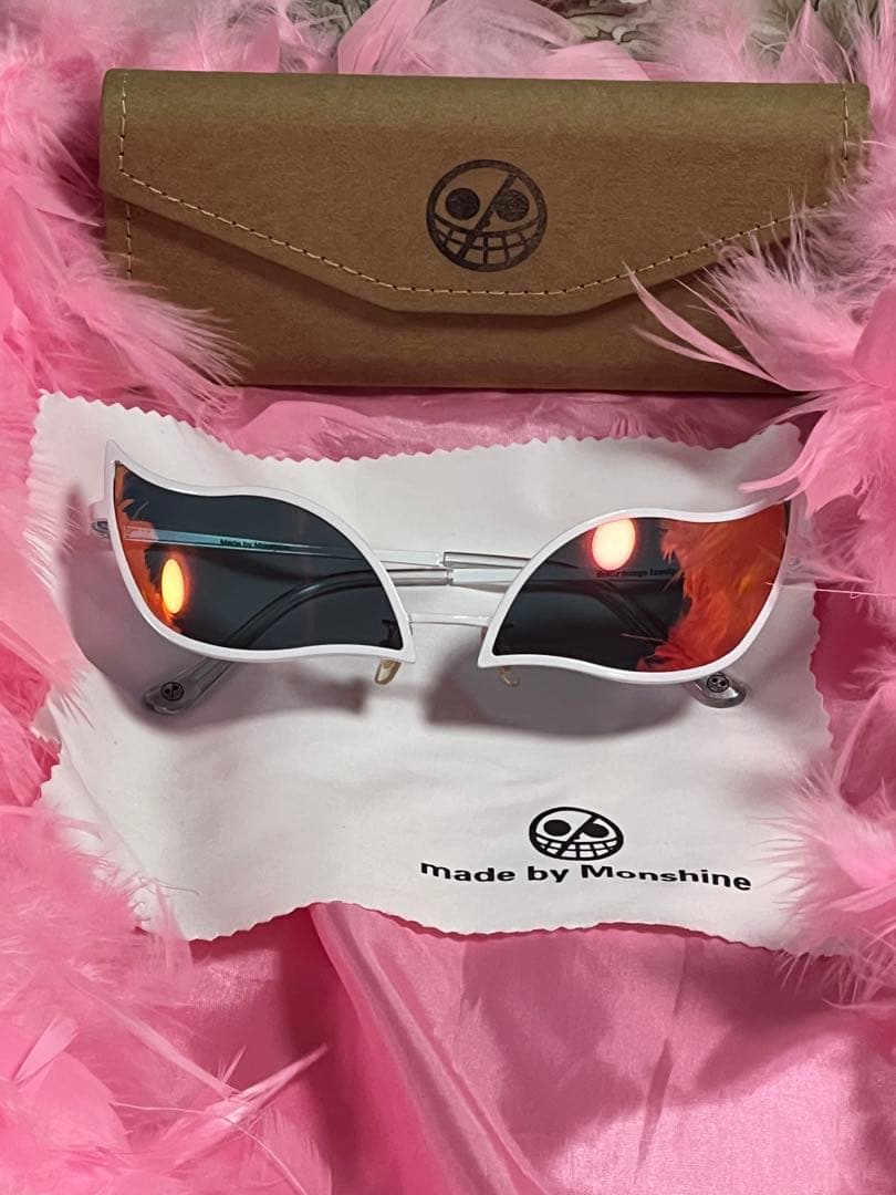 ワンピース コスプレ衣装 ドフラミンゴ 羽根コート サングラス