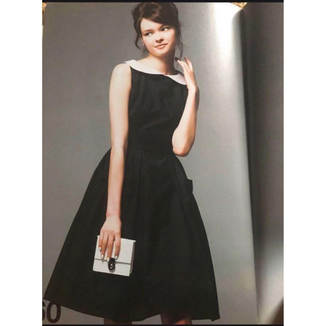 名品王道　FOXEY フォクシー　ミラネーゼ　丸襟ワンピース　40