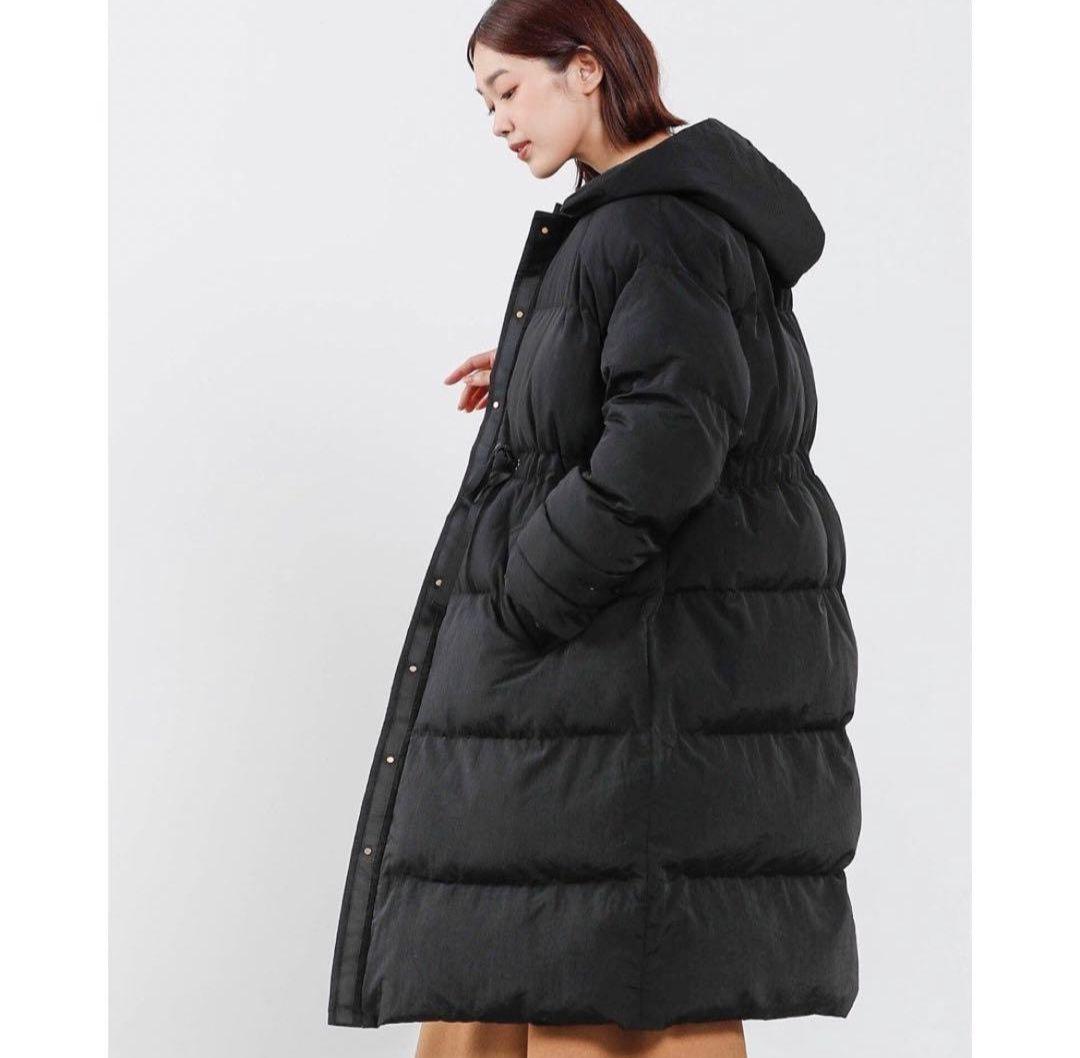 定価3.9万【美品】trois トロワ ロングコート ダウンコート ロングダウン