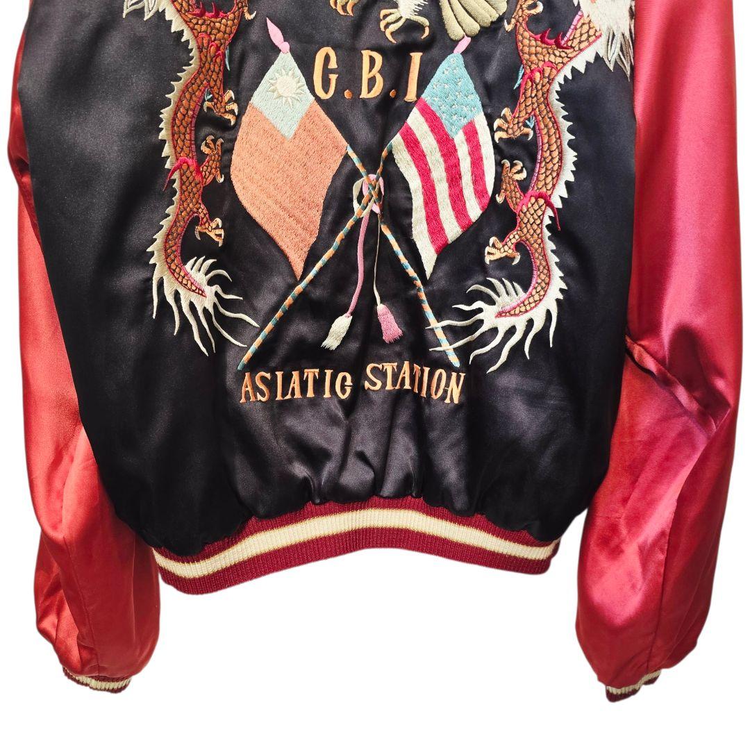 テーラー東洋 スカジャン リバーシブル 刺繍 M品番 希少 L