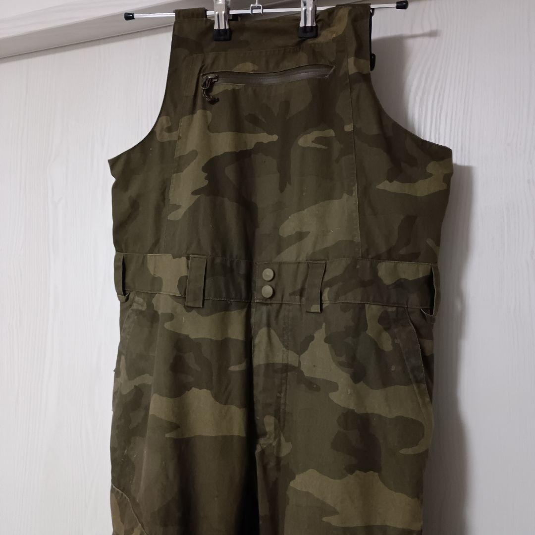 バートン　ウェア　L　黒　ビブパンツ　セット　上下　スノボー　迷彩