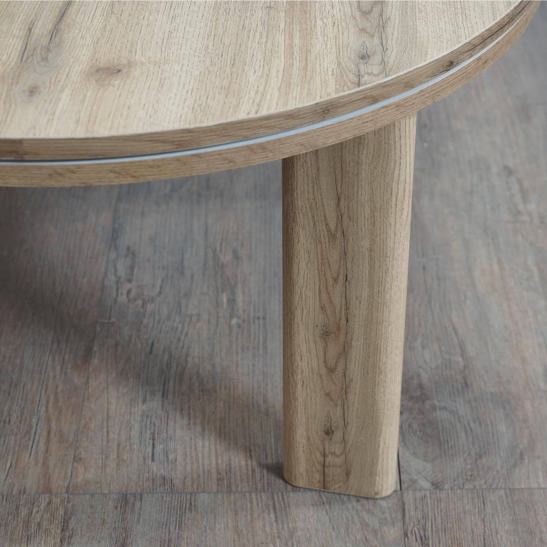 フォロー割【新品訳あり】リバーシブル　折りたたみコタツ　円形　コンパクト