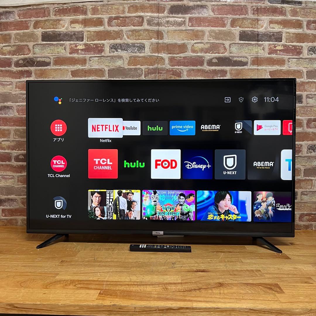2023年製！ TCL 50V型 4K 液晶テレビ スマートテレビ 50P618