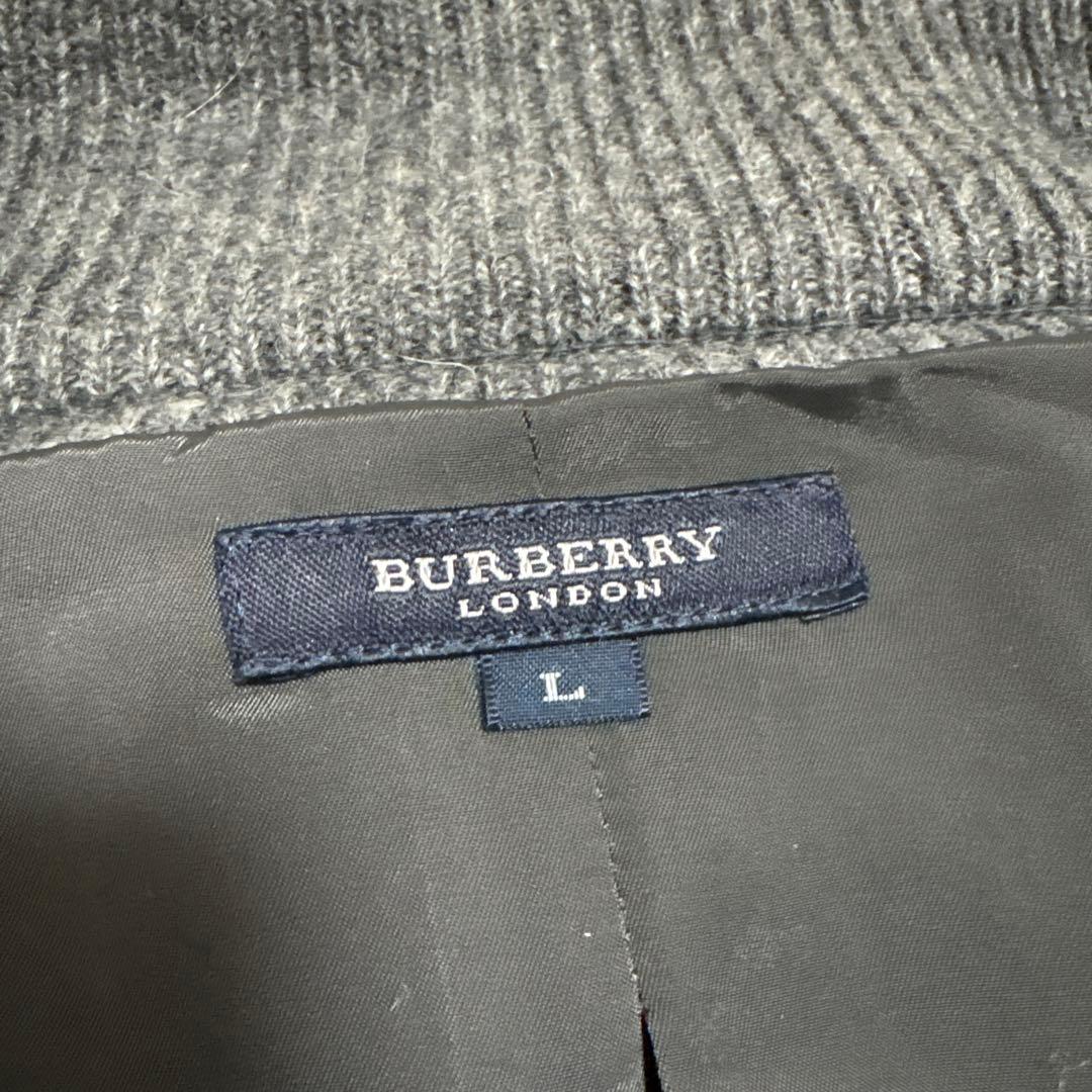 BURBERRY LONDON ウール アルパカ ドライバーズニット