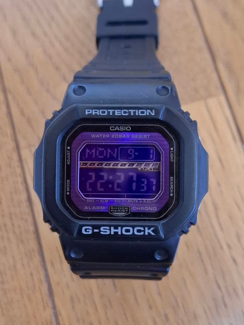 CASIO G-SHOCK GLS5600L 紫液晶