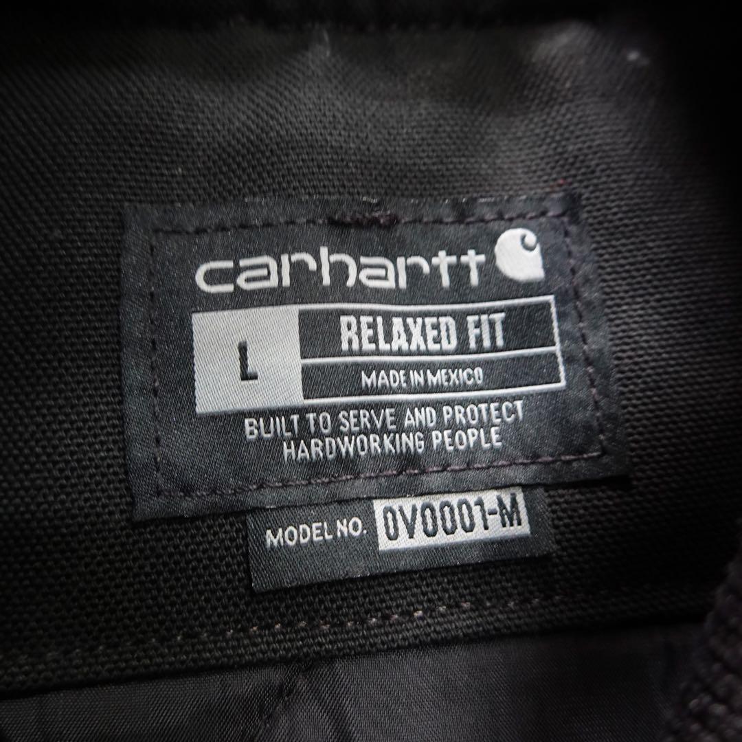 CARHARTT ダックベスト ブラック Lサイズ
