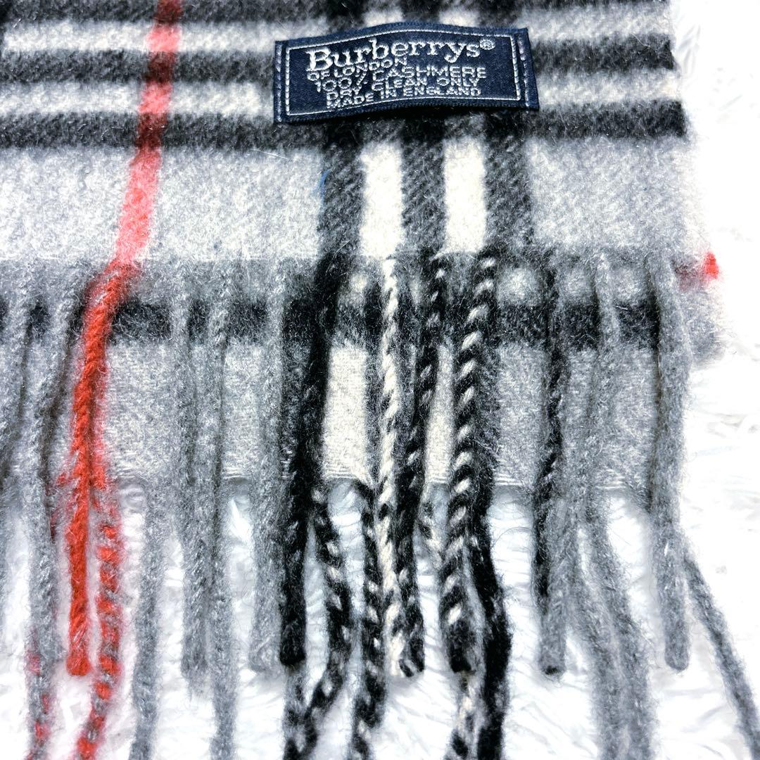 未使用級✨Burberrys バーバリーカシミヤ100 マフラー ノバチェック