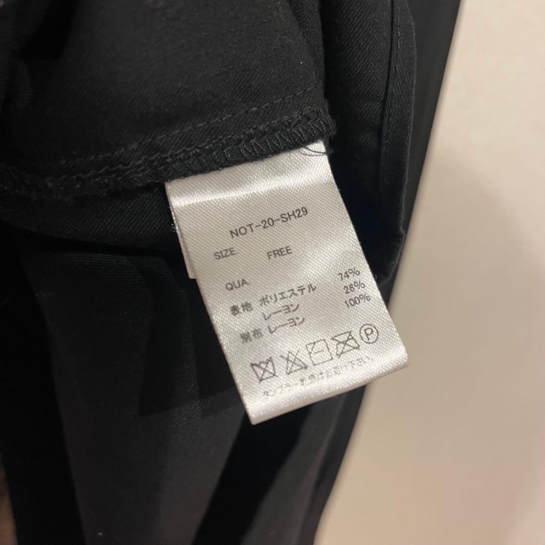 【美品】NOT CONVENTIONAL レオパード柄 長袖 シャツ 黒