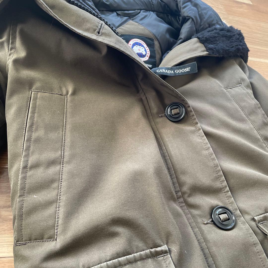 値下げ！！【美品】カナダグース ダウンジャケット ブロンテカーキ　Sサイズ