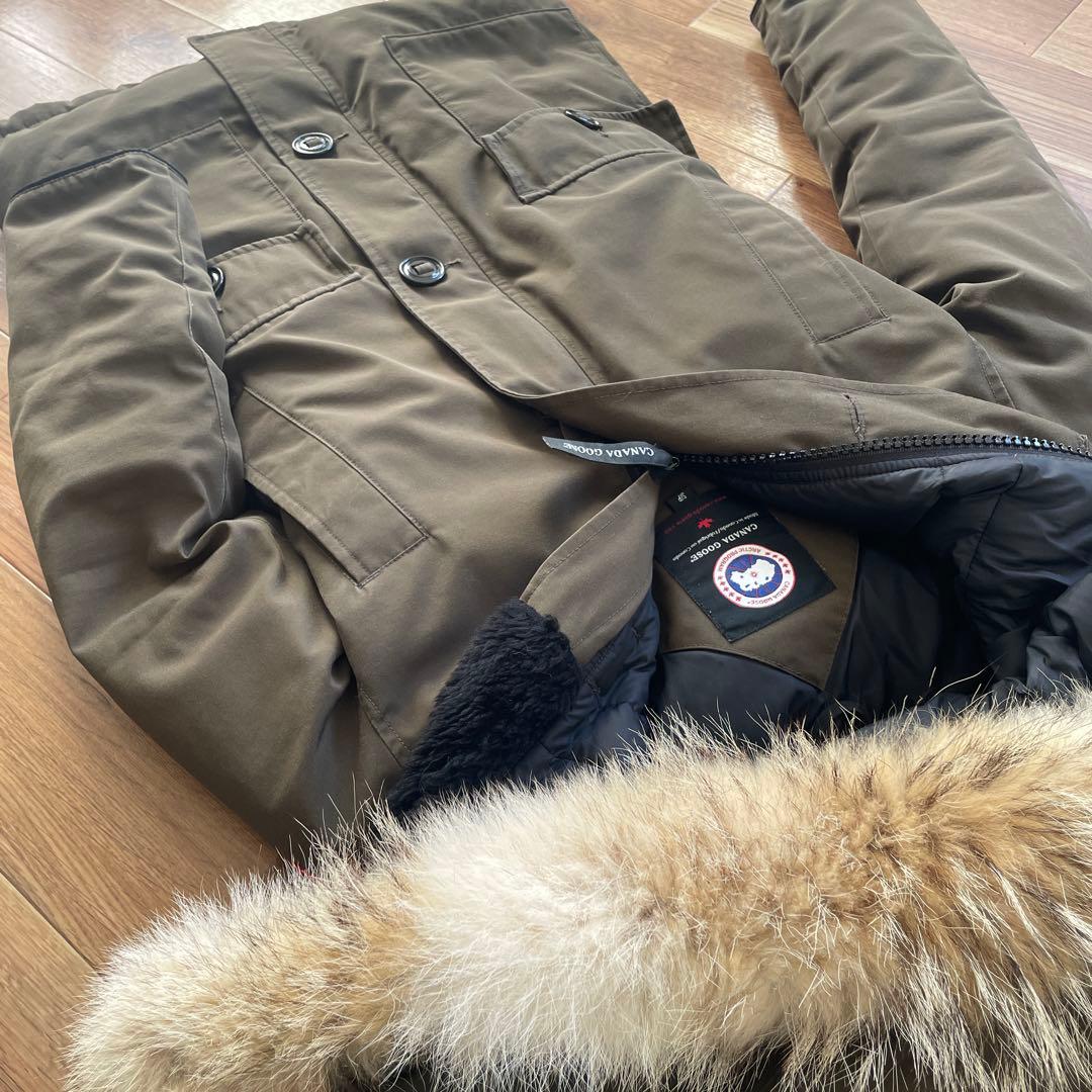 値下げ！！【美品】カナダグース ダウンジャケット ブロンテカーキ　Sサイズ