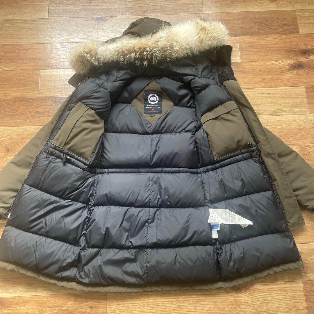 値下げ！！【美品】カナダグース ダウンジャケット ブロンテカーキ　Sサイズ