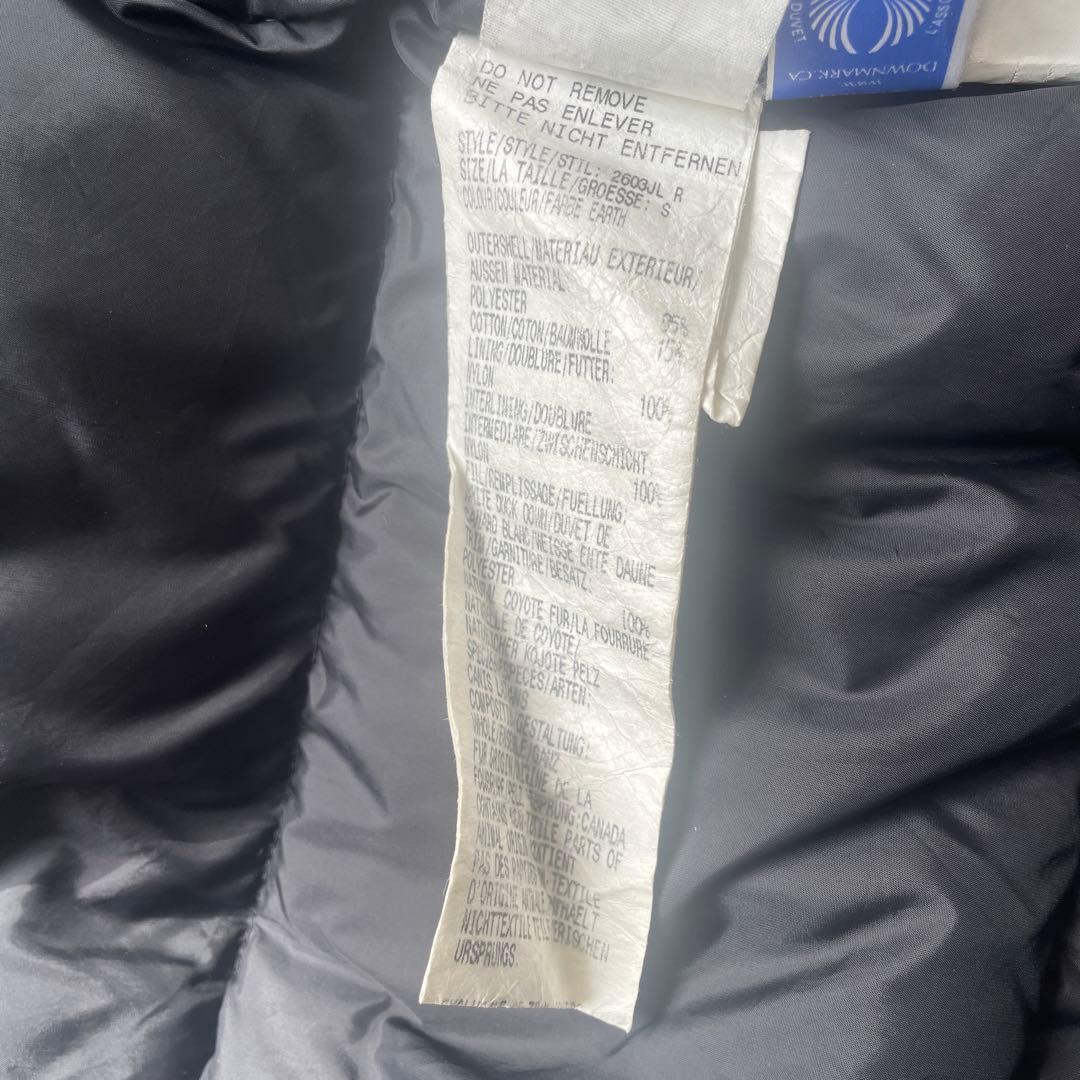 値下げ！！【美品】カナダグース ダウンジャケット ブロンテカーキ　Sサイズ