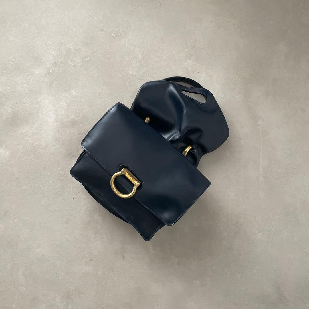 セリーヌ CELINE レザー ハンドバッグ ジャンク