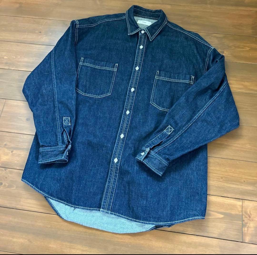 グラフペーパー デニムシャツ セットアップ graphpaper