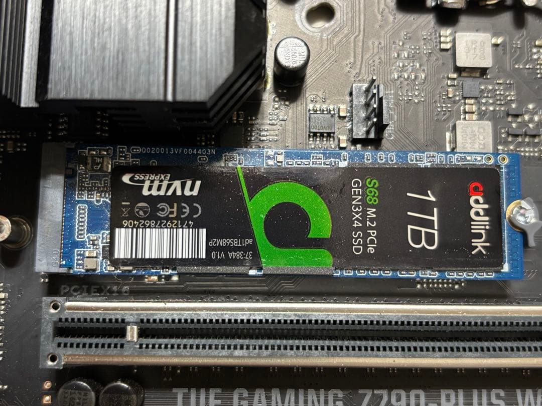 ASUS TUF GAMING Z790-PLUSWIFID4 1Tssd 付き