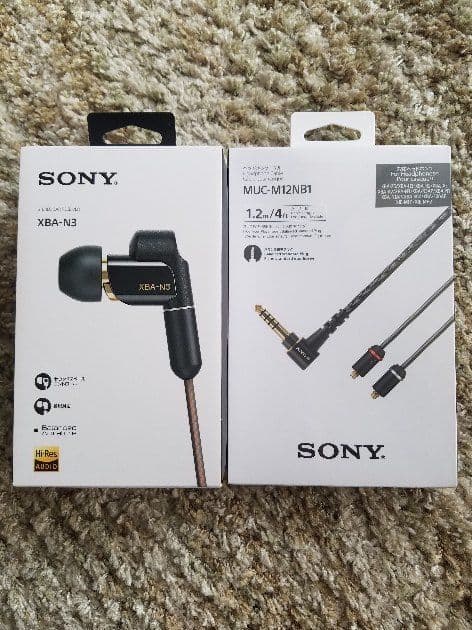 ソニー生産完了品SONY XBA-N3美品+SONY MUC-M12NB1新品