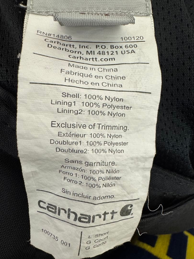 T*U様 Carhartt オーバーオール STORM DEFENDER