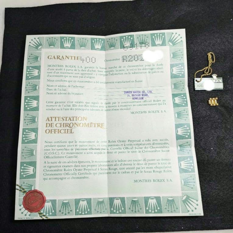 ロレックス デイトジャスト YGベルト 3コマ 18k 69178 保証書付き