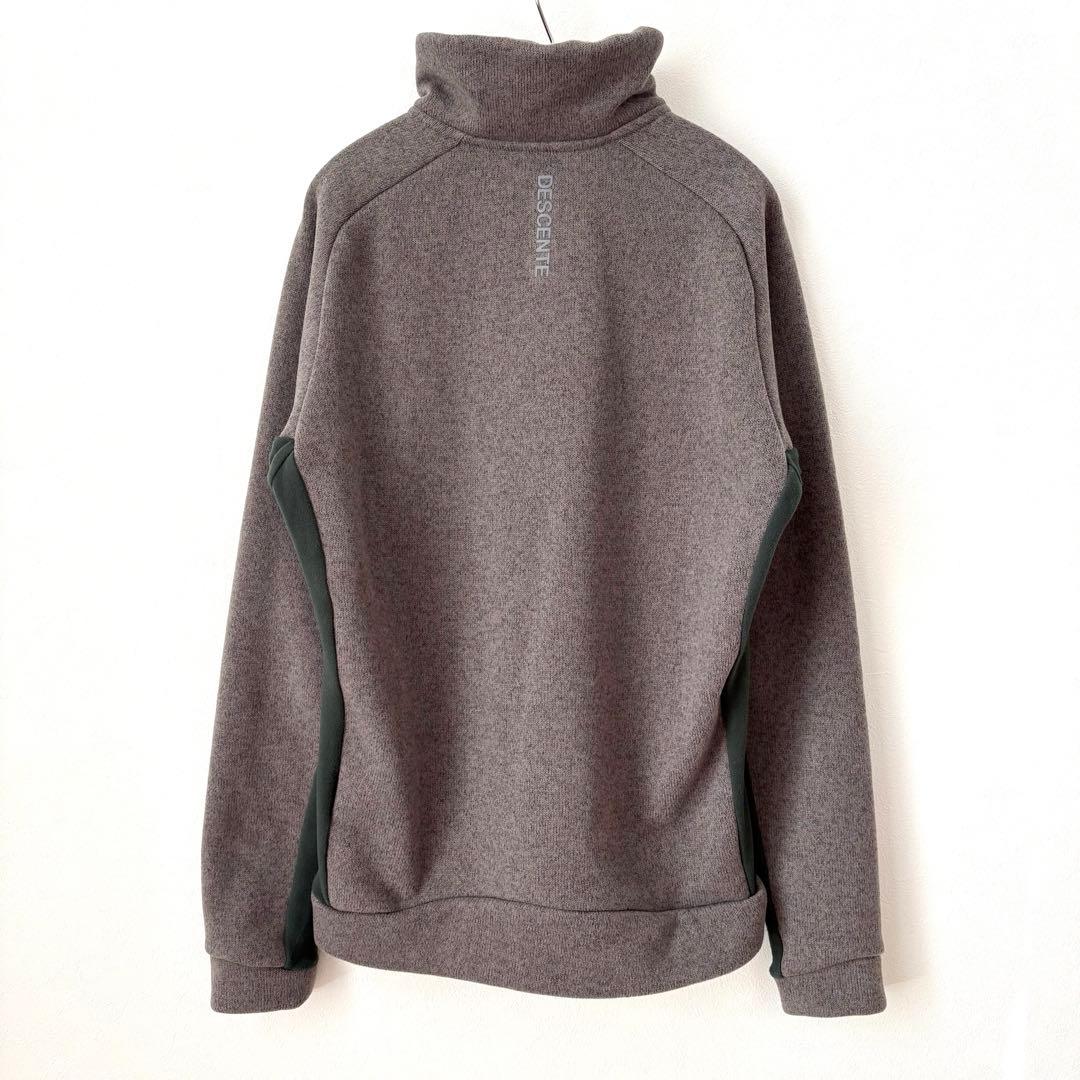 美品 DESCENTE GOLF ハーフジップニット×フリースプルオーバー