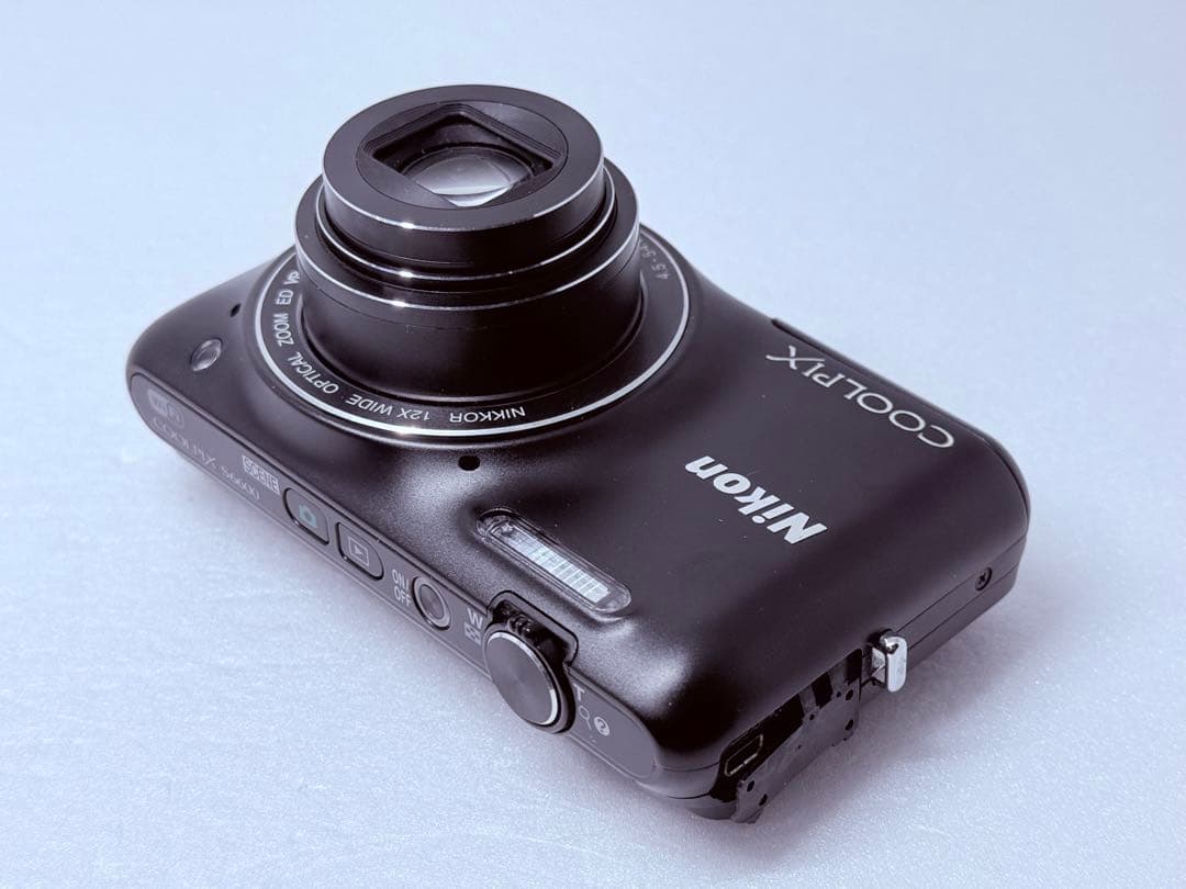 Nikon COOLPIX S6600 ブラック 自撮り可 wifi転送可 人気