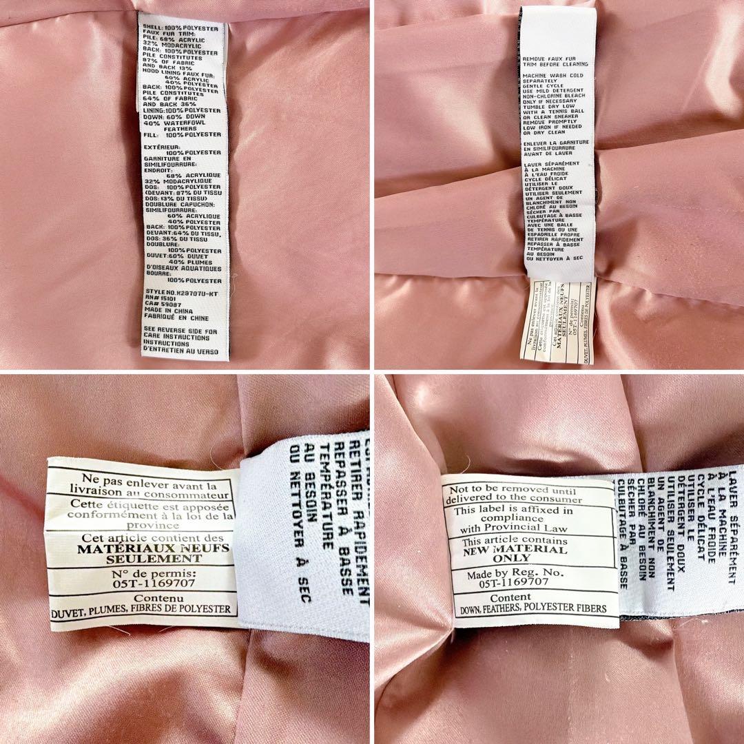 美品✨【ケイトスペード】フードファーロングダウンコート 2way ブラック S