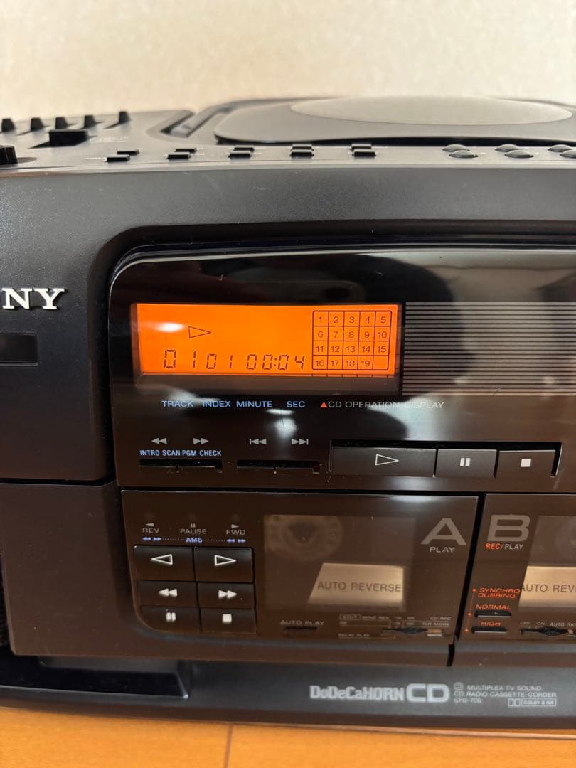 ビンテージ　SONY CFD-700 DoDeCaHORN CD