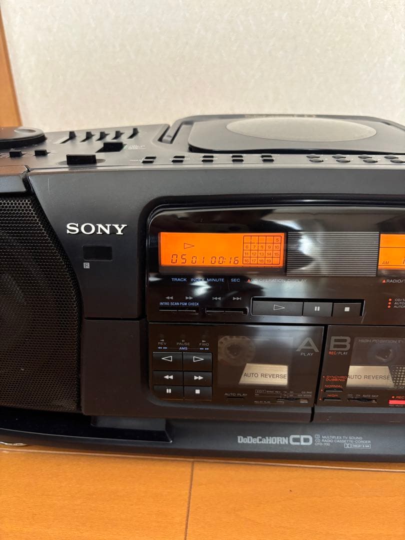 ビンテージ　SONY CFD-700 DoDeCaHORN CD