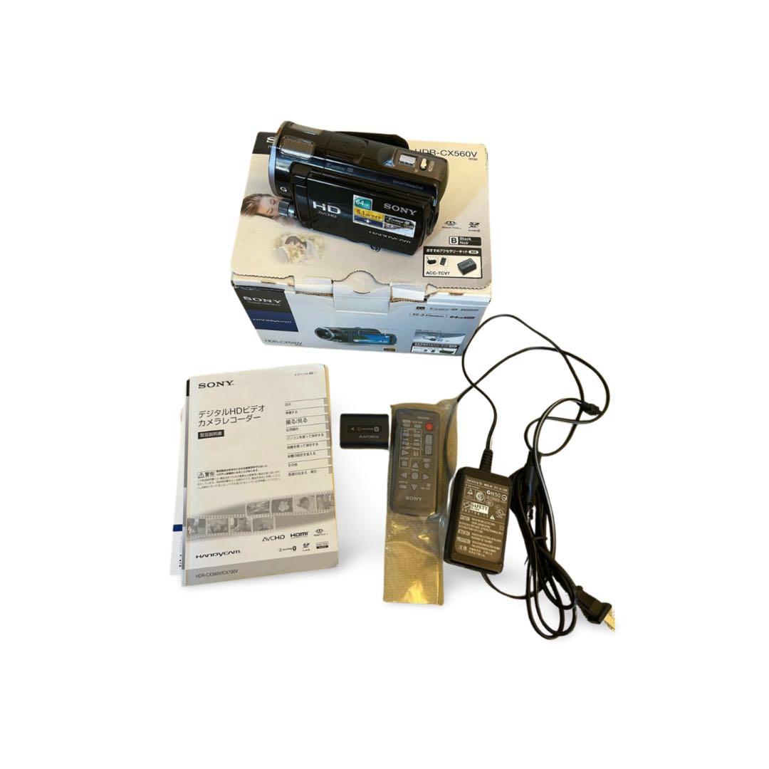 ソニー　Handycam　HDR-CX560V 付属品あり　箱あり