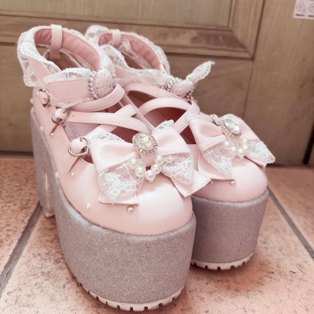 ♥Ank Rouge キラキラ厚底シューズ♥