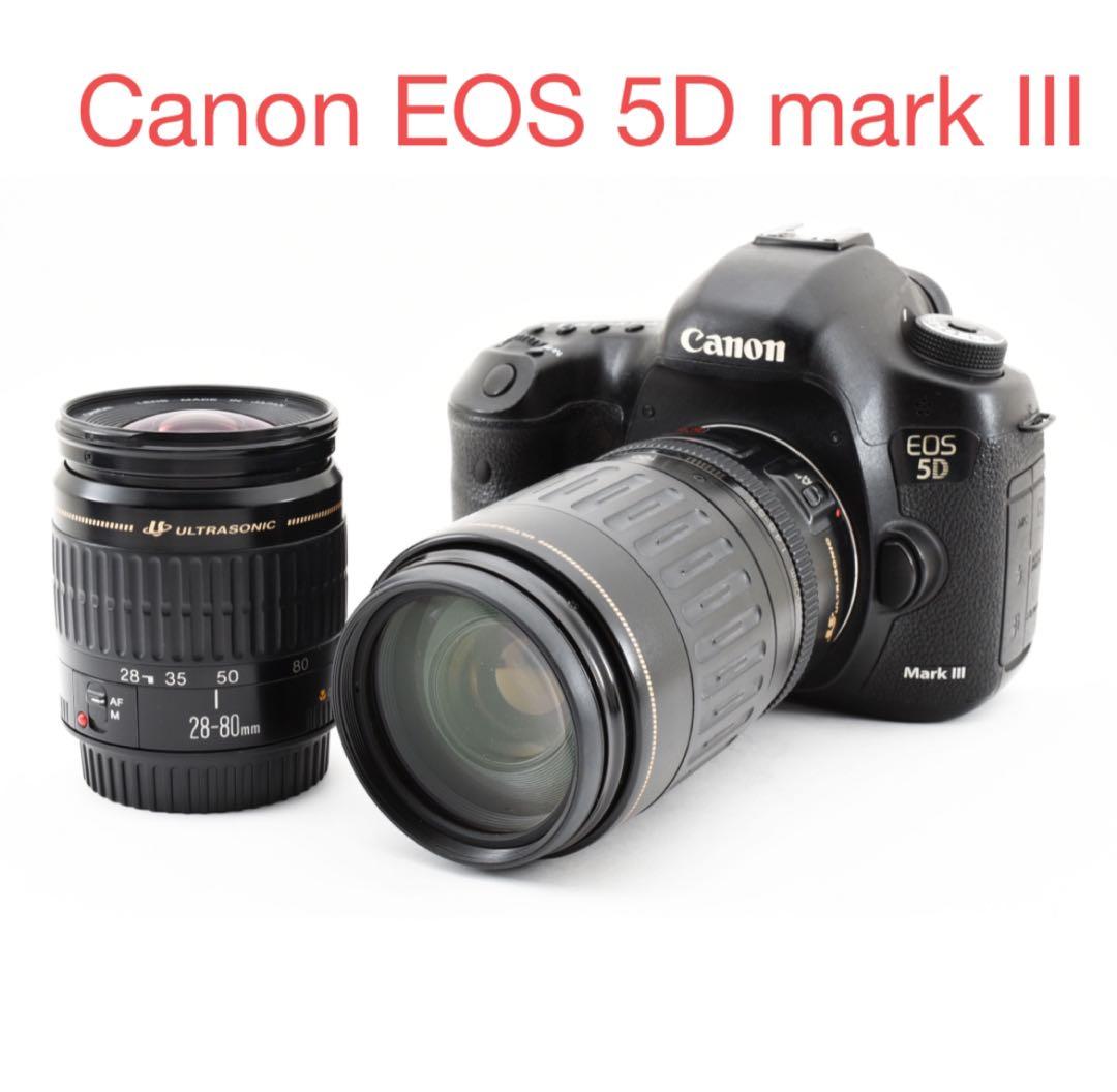 Wi-Fi/動画Canon EOS 5D MarkIII標準&望遠レンズセット