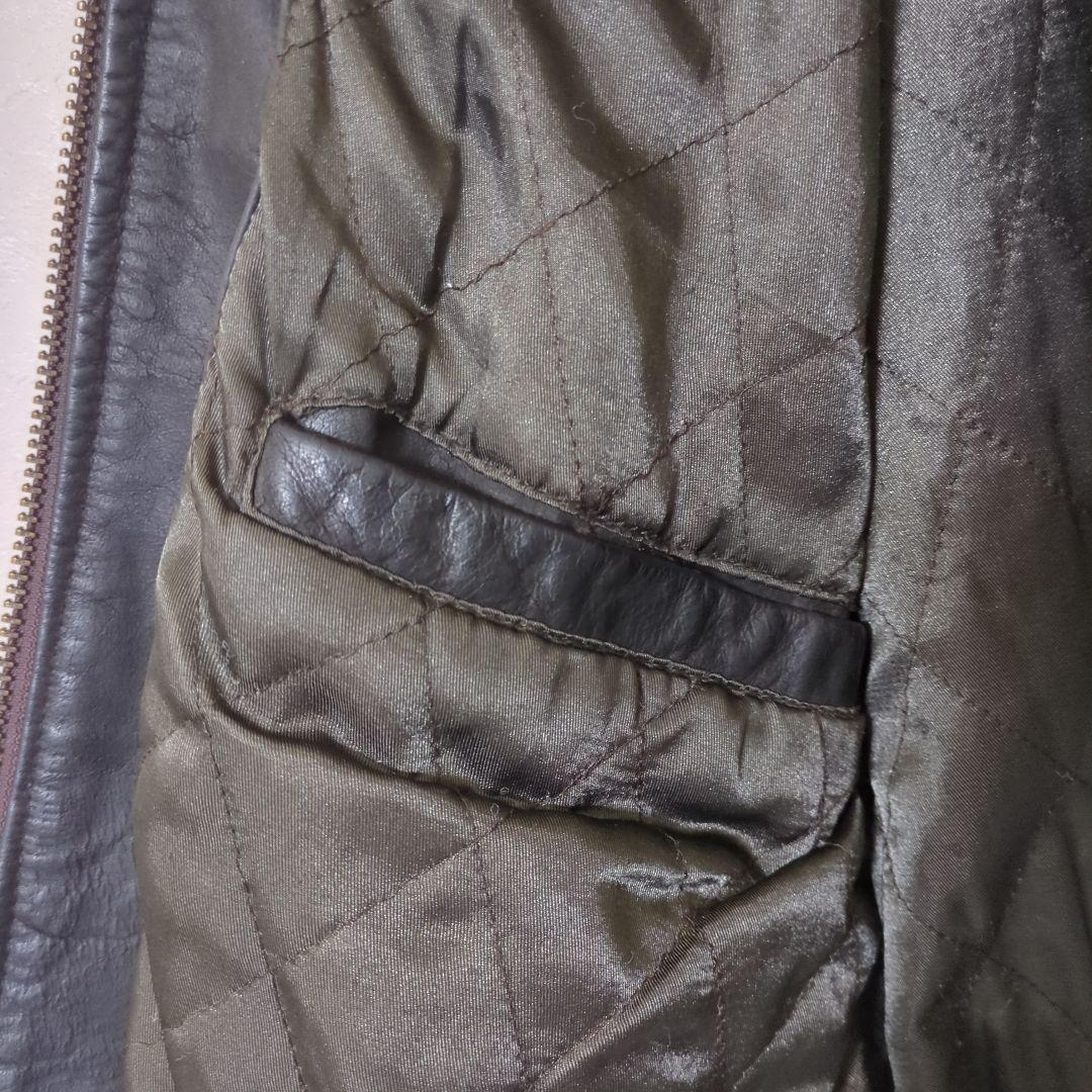 レザーシングルライダースジャケット