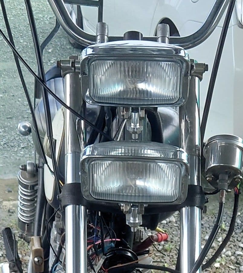 SR400 SR500用 スクウェアライト デュアルライト