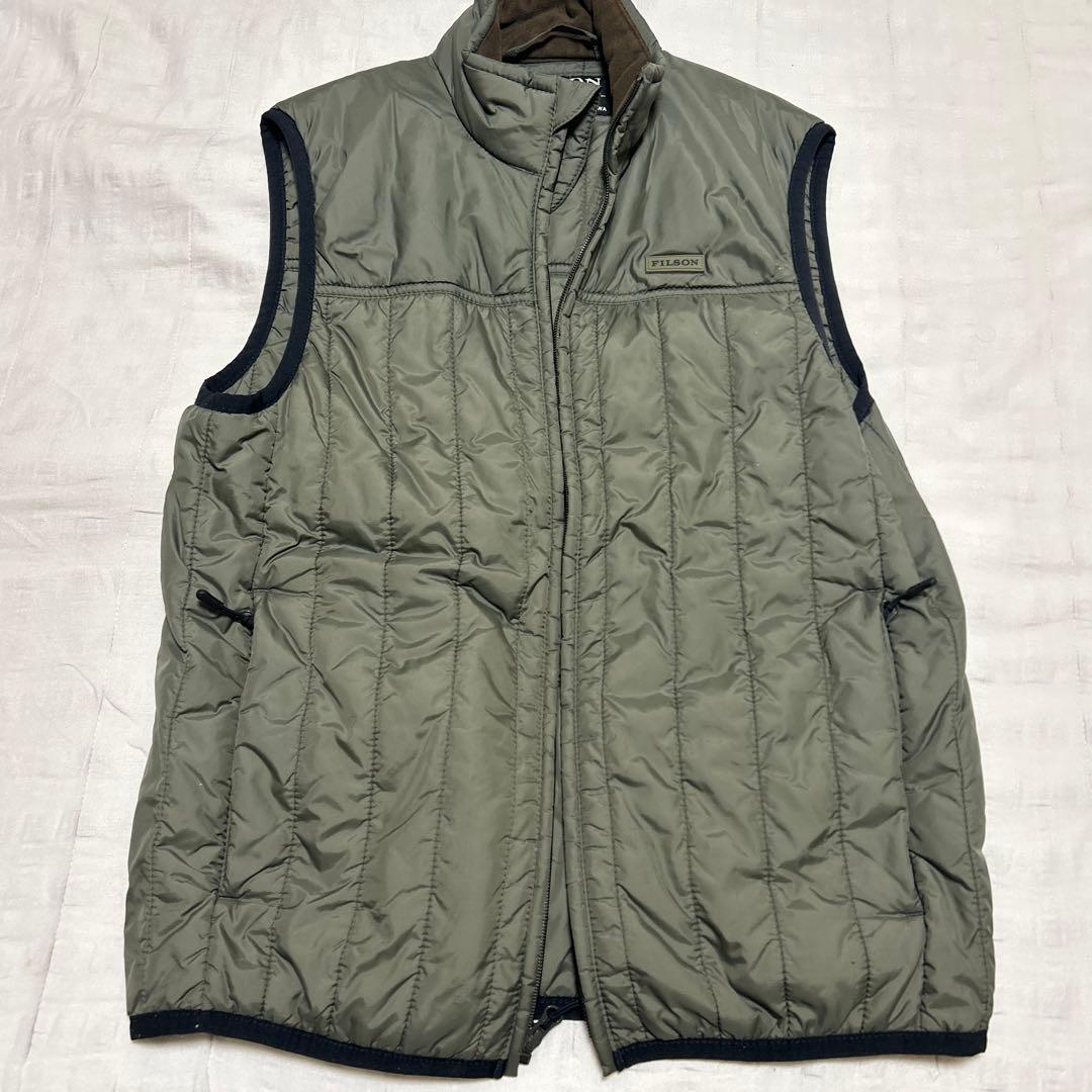 FILSON オリーブグレー　プリマロフト　ベスト