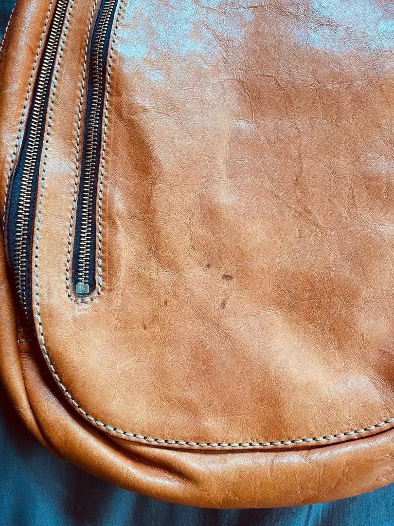 herz リュック ファスナー キャメル