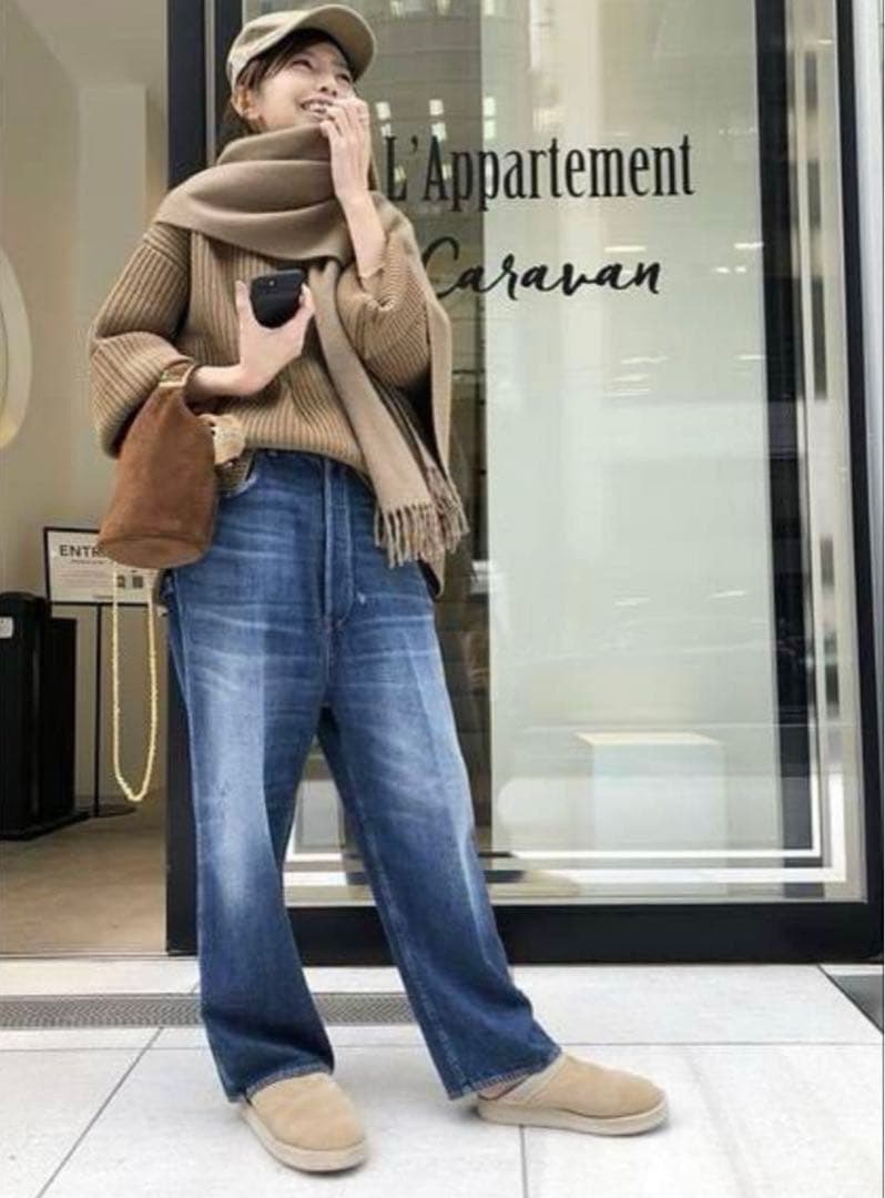 DeuxiemeClasse GOLDEN  ワイドデニムパンツ28