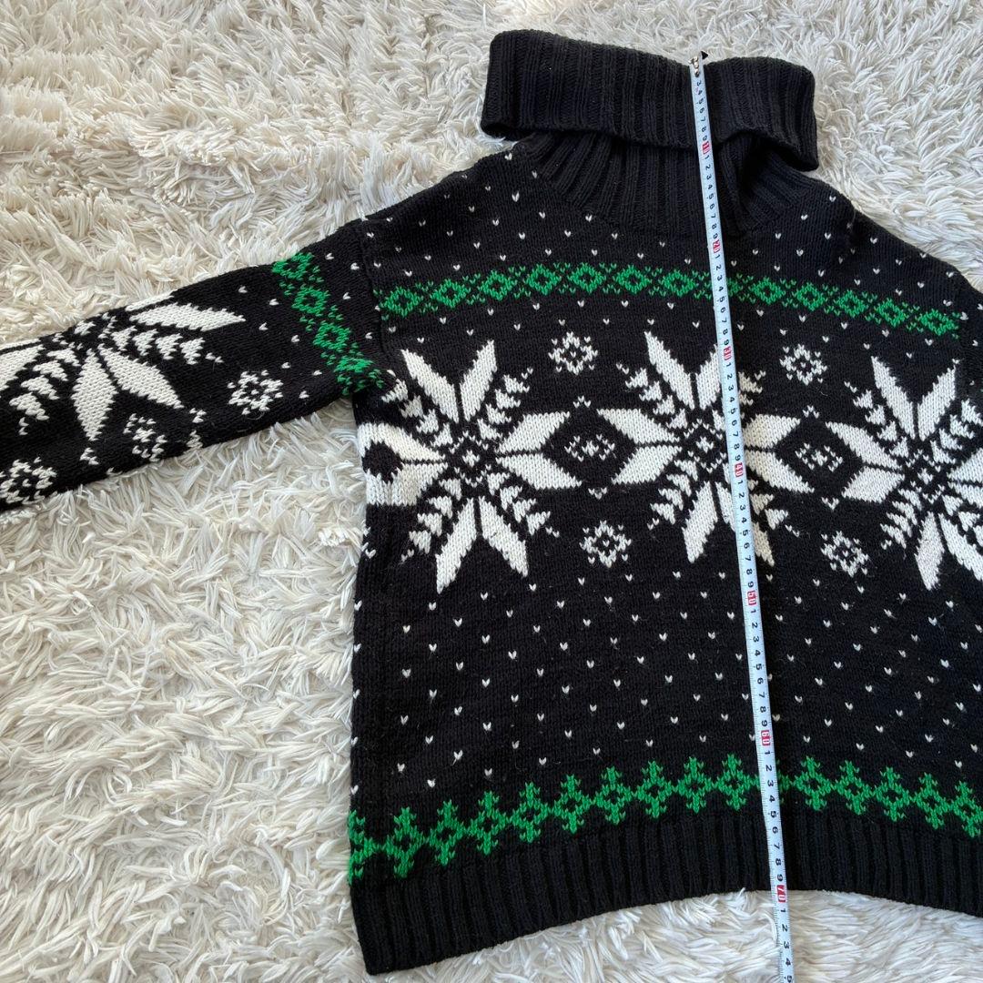 ラルフローレン タートルネック ニット セーター ノルディック柄