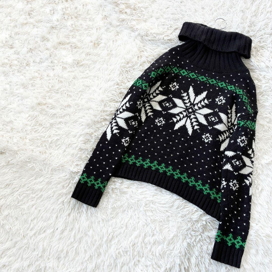 ラルフローレン タートルネック ニット セーター ノルディック柄