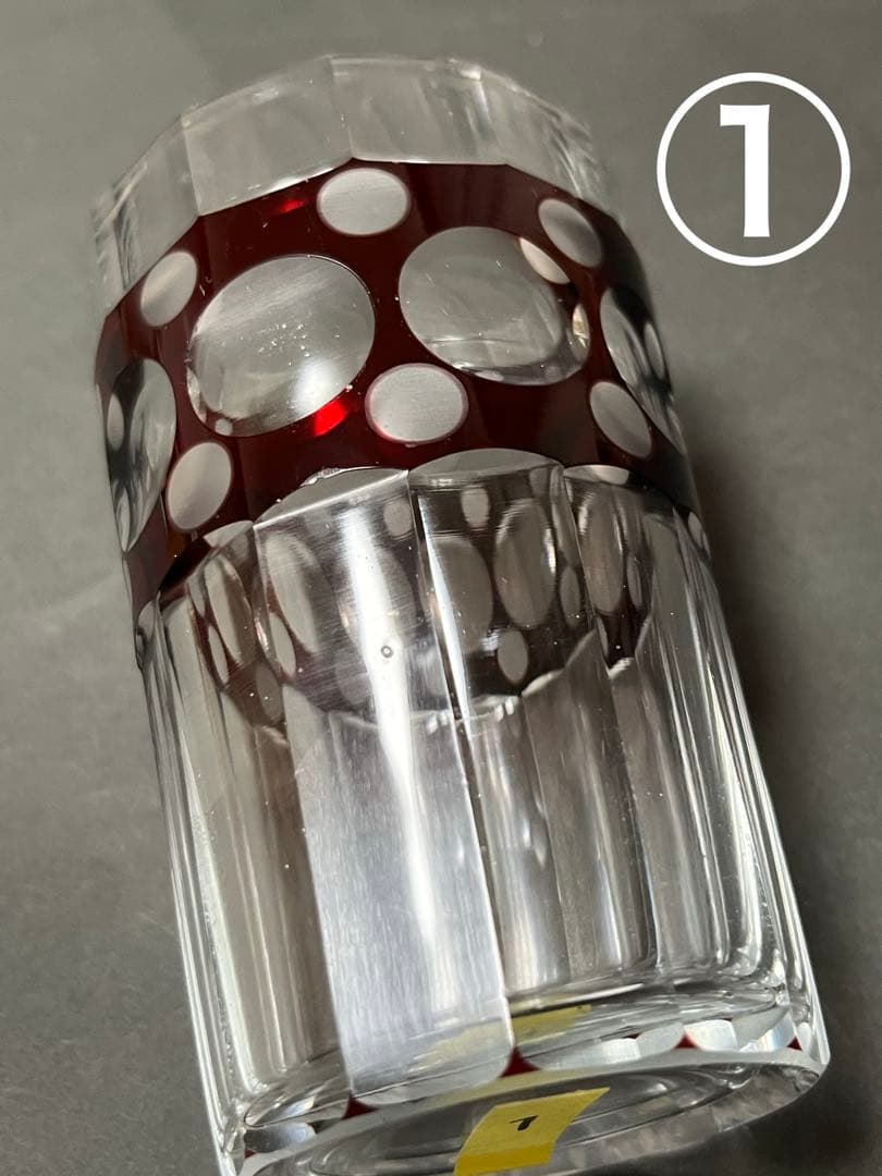 切子　タンブラー　グラス　2客