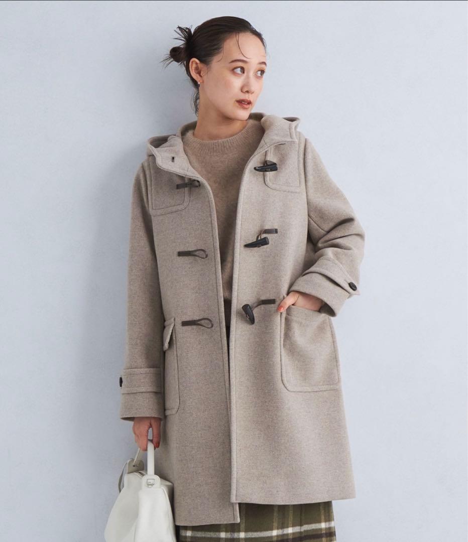 試着のみgreen label relaxing ロングダッフルコート40サイズ