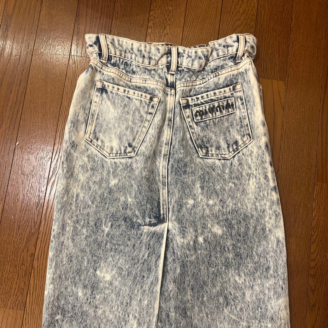 本日タイムセール❕レア❕激得❕miumiuハイウエストデニムロングスカート36