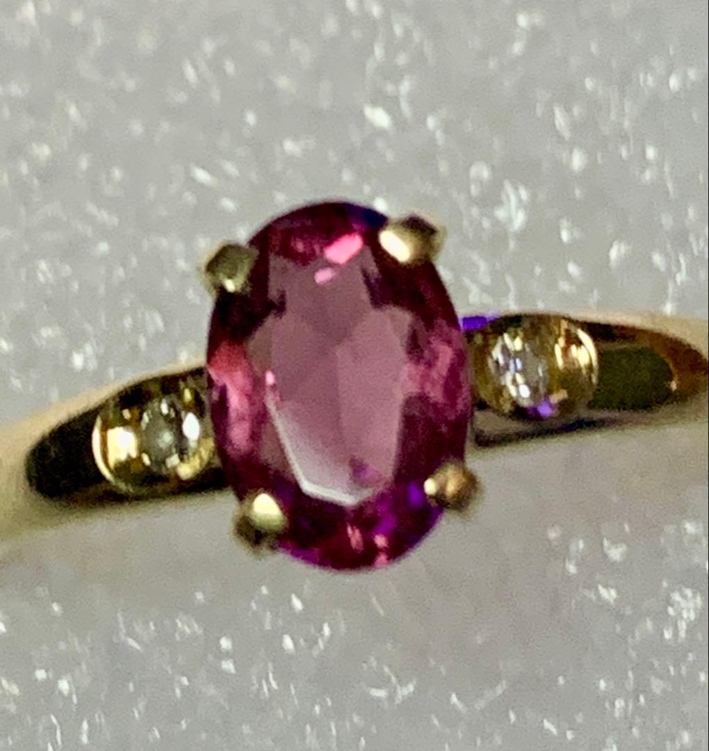 maro  K18 TASAKI ピンクトルマリン ダイヤモンドリング