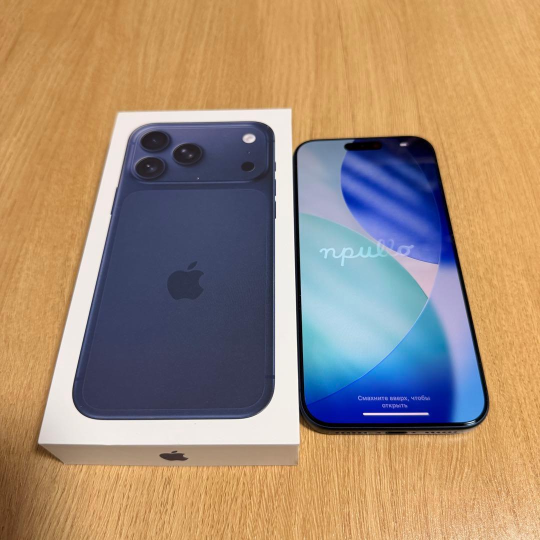 Apple iPhone 17 Pro Max 1TB ディープブルー