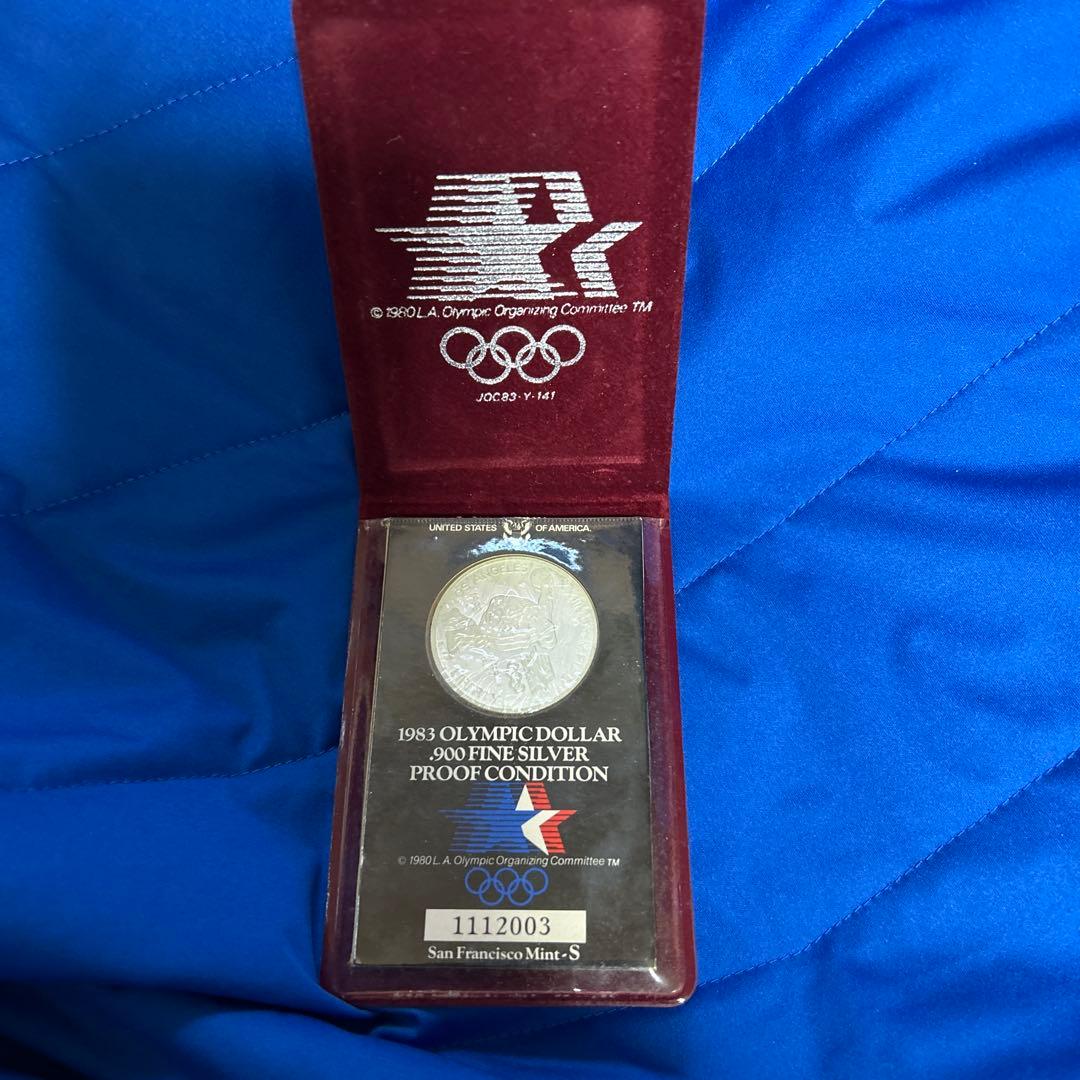 コレクション 1983 Olympic 900 Fine Silver Proof