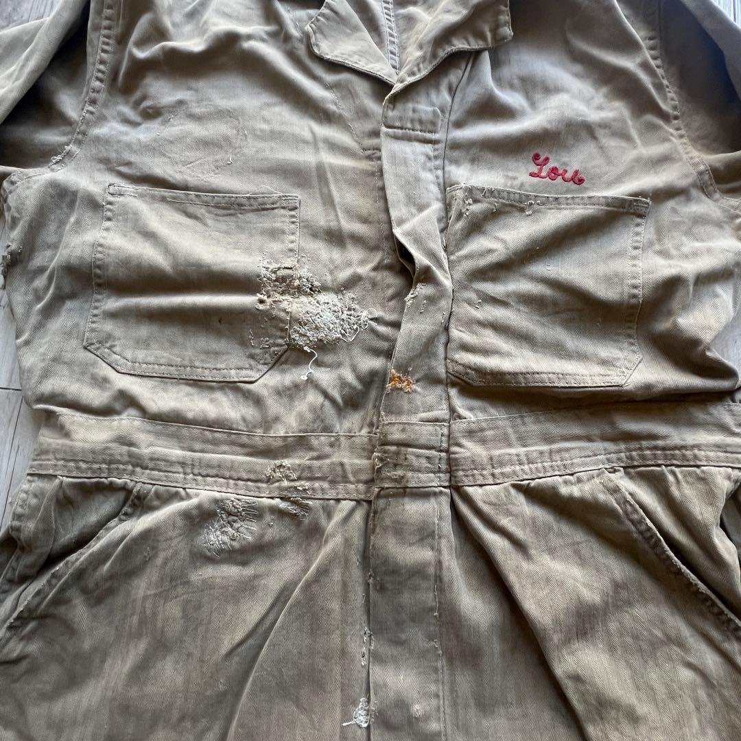 -40s SETLOW HBT オールインワン　チェーンステッチ　40