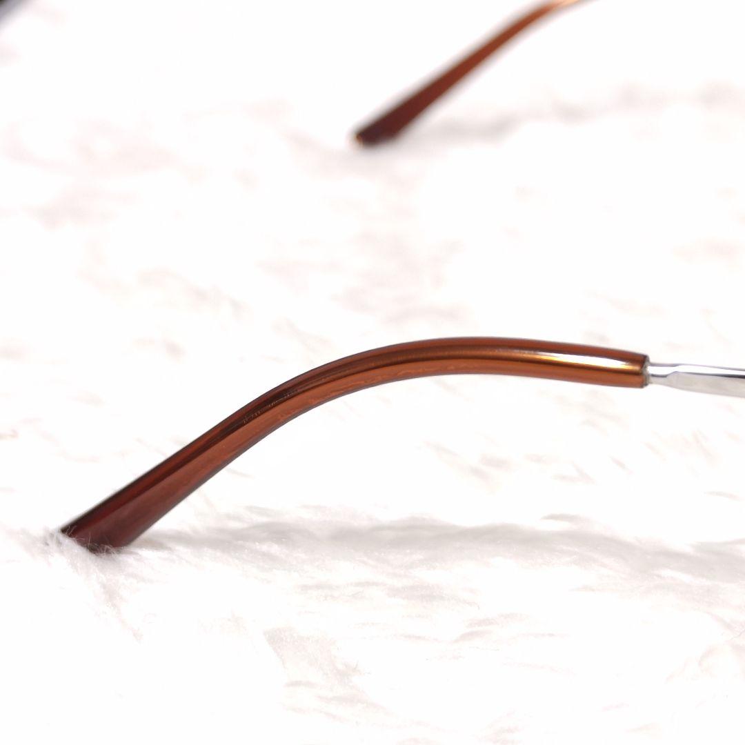 CHANEL リムレス サングラス ココマーク シルバーフレーム