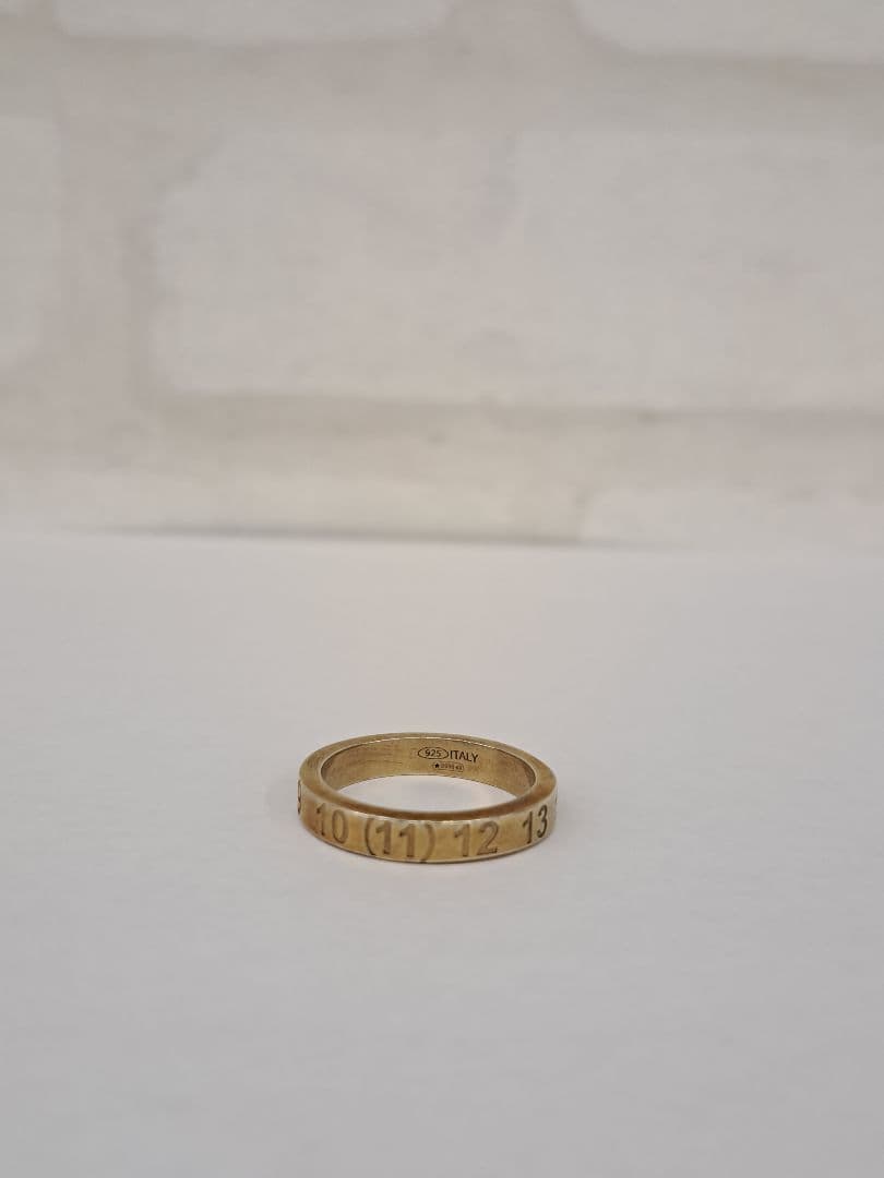 Maison Margiela スターリングシルバーナンバーロゴリング