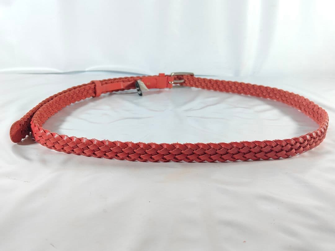 【美品】JUNYA WATANABE CDG　高級編込みドレスベルト　本革正規品