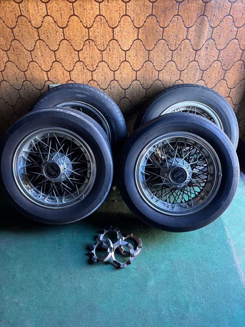 お*産様 希少 フォルテクス インぺリアル ワイヤーホイールセット 15インチ