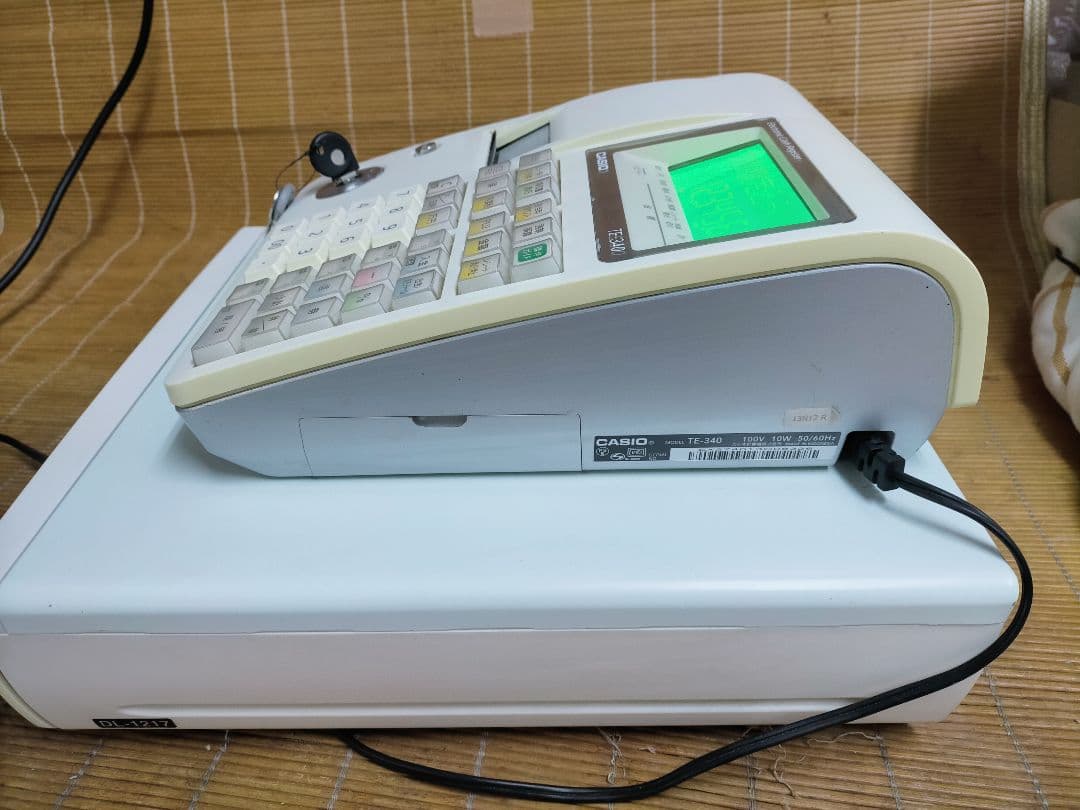 カシオレジスター　TE-340/NL300　フル設定無料　210334